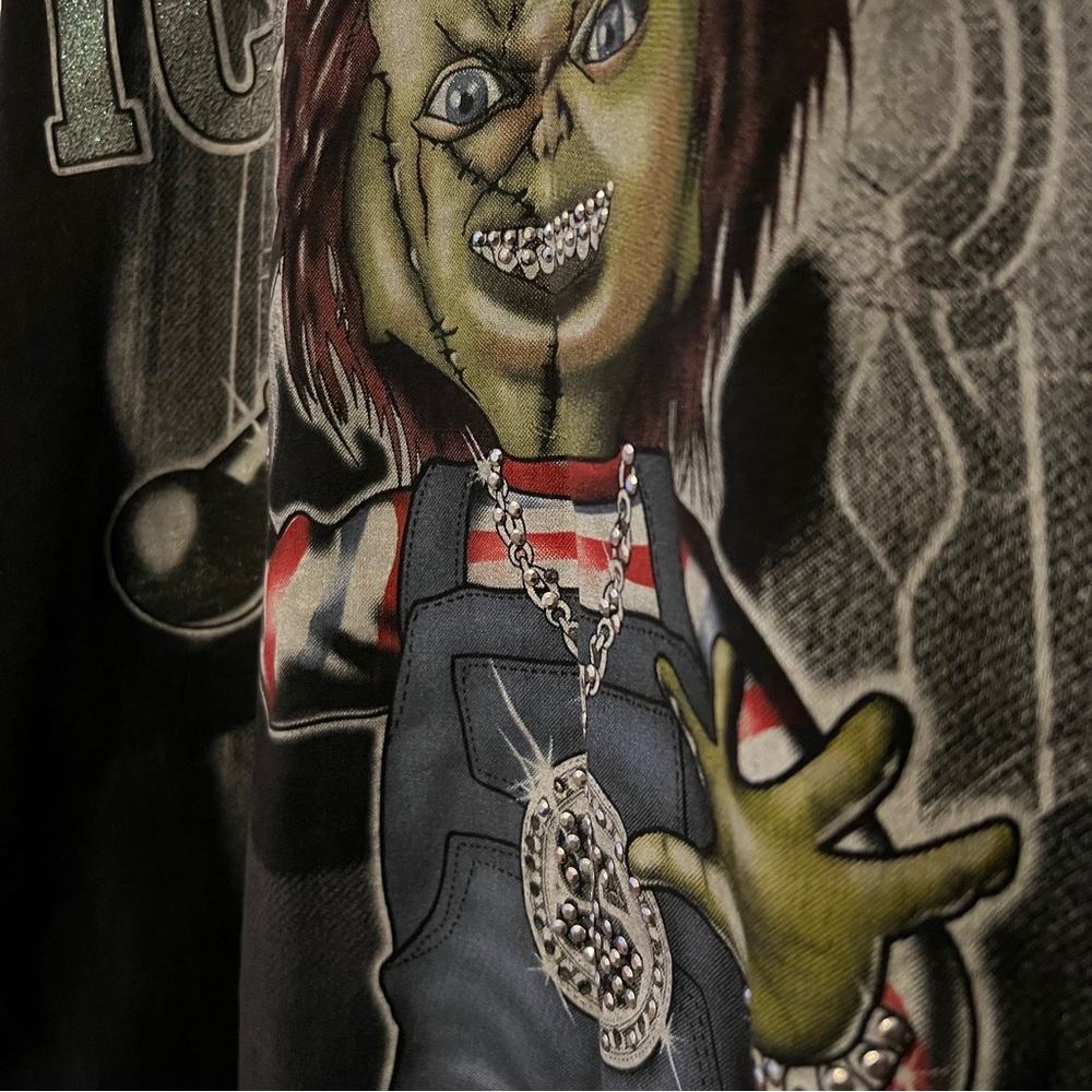 Vintage Ice Killa Southpole Hip Hop T-shirt Size XL 90s Chucky Bling - Picture 3 of 8